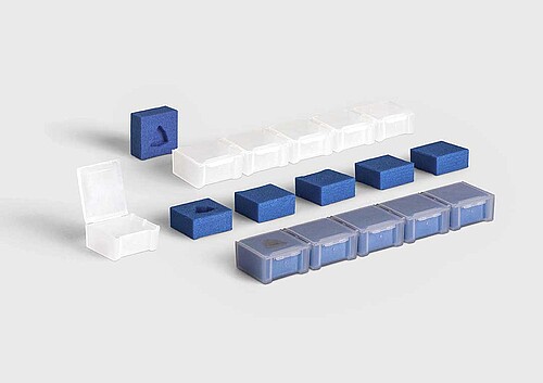 InsertSplitBox: sistema múltiple de packaging con compartimentos desmontables individualmente.