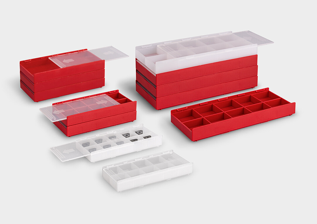 InsertClickBox: cajas de envases para plaquitas de carburo.