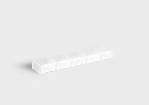 InsertSplitBox: sistema múltiple de packaging con compartimentos desmontables individualmente.