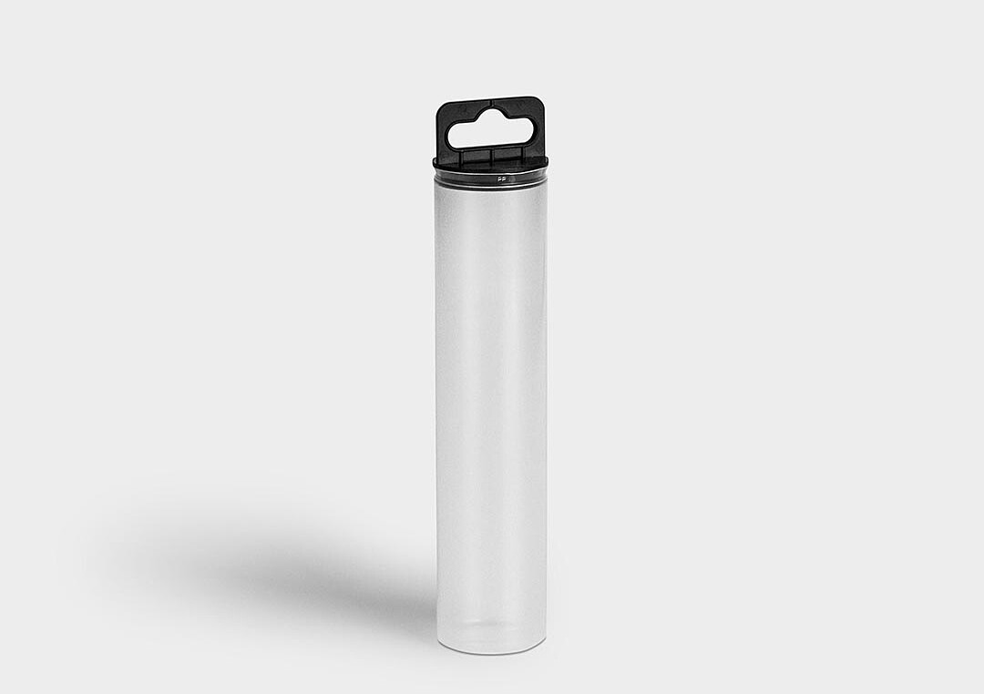 DIY-Pack tubos redondos - tubo con tapón con colgador incluido.