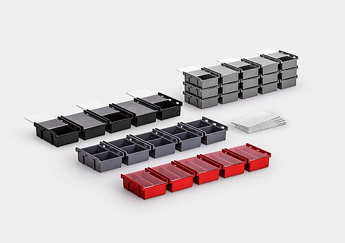 InsertSplitBox: sistema múltiple de packaging con compartimentos desmontables individualmente.