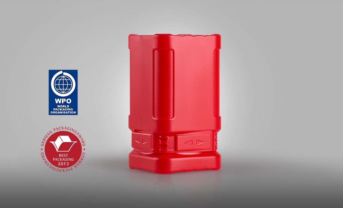 Our BlockPack won the German Packaging Award in 2013.
