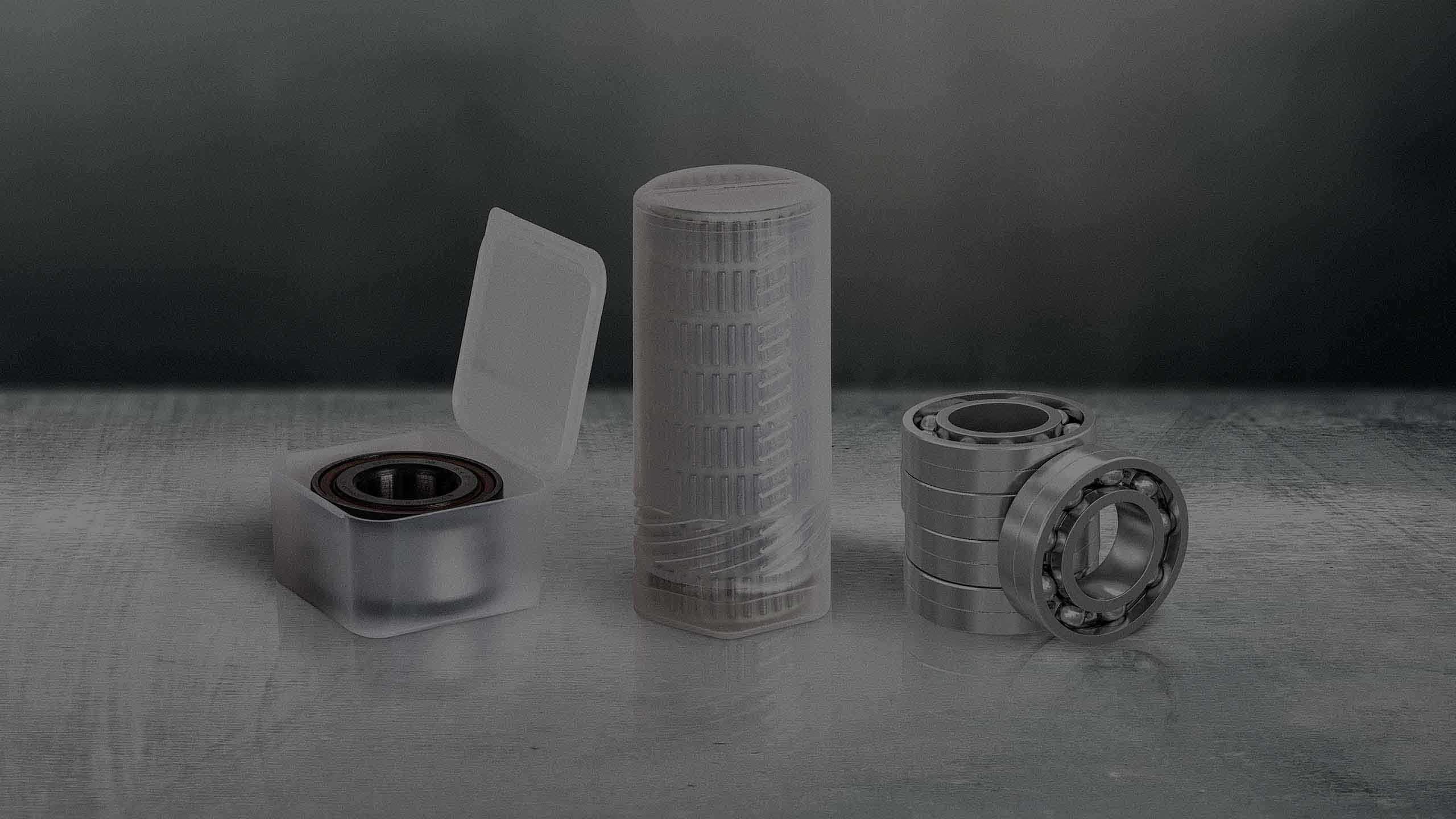 Our plastic packaging solutions protect your bearings optimally.