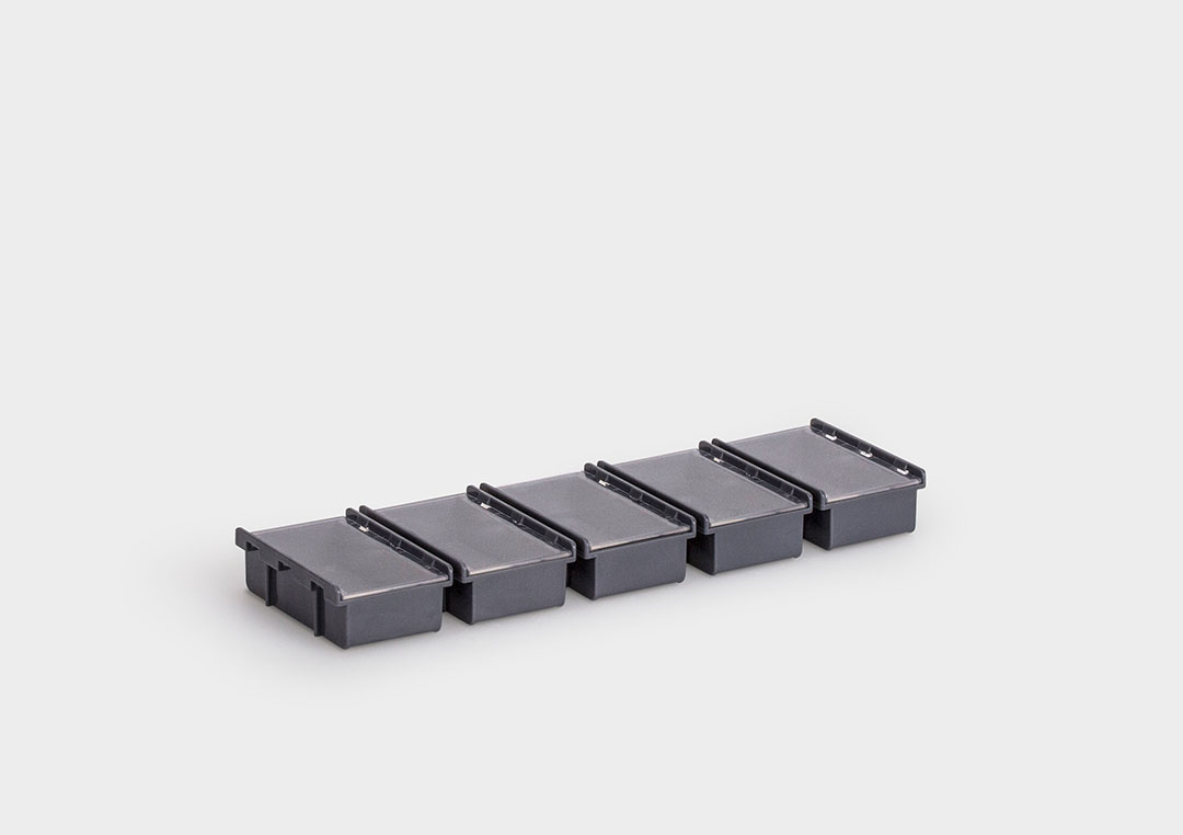 InsertSplitBox: sistema múltiple de packaging con compartimentos desmontables individualmente.